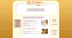 Desktop Screenshot of pranger-korbach.de